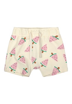 The New Kaya shorts - White Swan Watermelon AOP